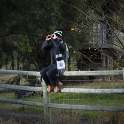 Danielle on the fence